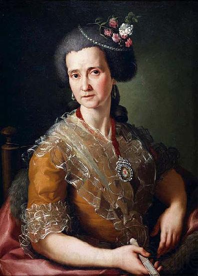 unknow artist Portrait of Manuela Tolosa y Abylio, the artists wife
